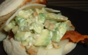 Delicious and Creamy Cashew Avocado Chicken Salad