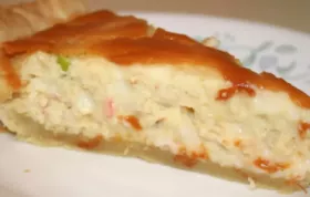 Delicious and Creamy Crab Quiche Recipe