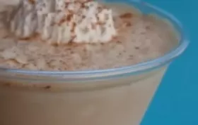 Delicious and Creamy Pumpkin Pie Shake