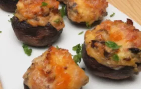 Delicious and Creamy Stuffed Mushrooms Recipe