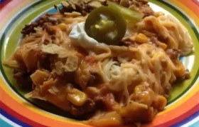 Delicious and Creative Taco Spaghetti Bake Recipe