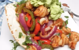 Delicious and Easy Air Fryer Shrimp Fajitas Recipe