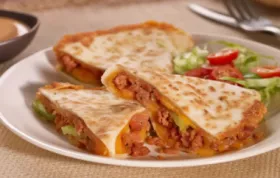 Delicious and Easy Cheeseburger Quesadillas Recipe