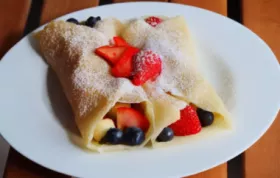 Delicious and Easy Dessert Crepes