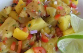Delicious and Easy Grilled Pineapple Mango Salsa Recipe