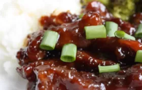 Delicious and easy Mongolian Beef and Spring Onions recipe