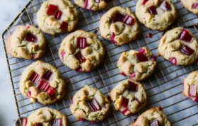 Delicious and Easy Rhubarb Drop Cookies Recipe