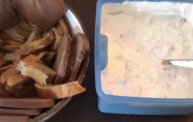 Delicious and Easy Rye Bread Boat Dip
