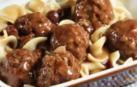 Delicious and Easy Weeknight Sauerbraten Meatballs Recipe