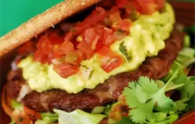 Delicious and Flavorful American-style Mexican Hamburgers Recipe