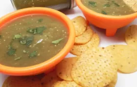 Delicious and Flavorful Green Tomato Salsa Verde Recipe