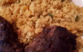 Delicious and Flavorful Moroccan Spiced Pork Chops with Fruity Couscous