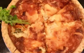 Delicious and flavorful Wood Sorrel Savory Onion Tart recipe