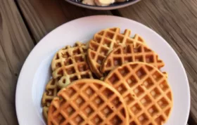 Delicious and Fluffy Sourdough Discard Waffles