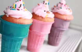 Delicious and Fun Cakes in a Cone Recipe