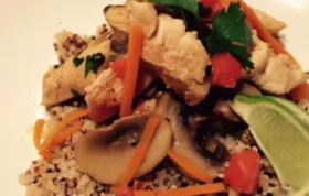 Delicious and Healthy American Chicken and Quinoa Veggie Bowl Recipe