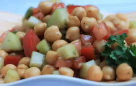 Delicious and Healthy American Chickpea Salad Recipe