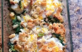 Delicious and Healthy Aunt Carol's Spinach and Fish Bake Recipe