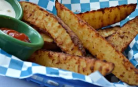 Delicious and Healthy Baked French Fries