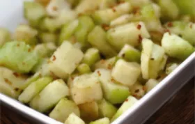 Delicious and Healthy Chayote Squash with Red Peppers and Ginger