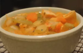Delicious and Healthy Lower Fat Chicken Vegetable Soup
