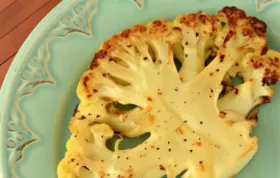 Delicious and Healthy Roasted Cauliflower Steaks Recipe