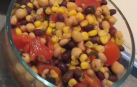 Delicious and Healthy Southwestern Three Bean Salad Recipe