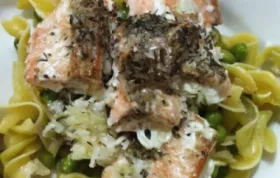 Delicious and Healthy Thyme Salmon with Sage Pasta