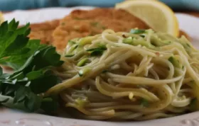 Delicious and Healthy Zucchini Pasta with Fresh Tomato Sauce Recipe