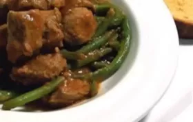 Delicious and Hearty Lamb Stew with Green Beans