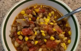 Delicious and Hearty Ranch Taco Soup Recipe