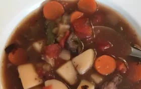 Delicious and hearty slow cooker oxtail soup filled with tender oxtail and flavorful vegetables.