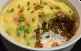 Delicious and hearty vegetarian shepherd's pie