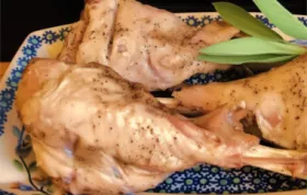 Delicious and Juicy Turkey Drumsticks Perfecto Recipe