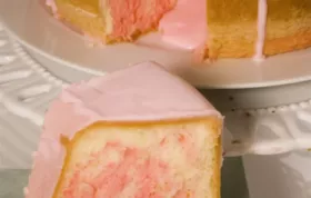 Delicious and Light Peppermint Chiffon Cake