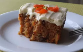 Delicious and Moist Carrot Cake Recipe