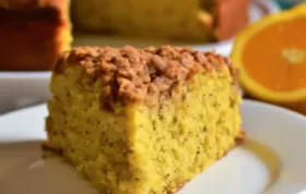 Delicious and Moist Orange Poppy Seed and Butternut Squash Coffee Cake Recipe