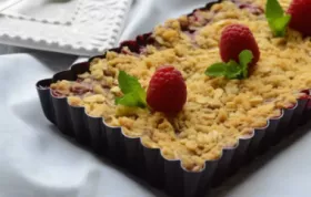 Delicious and nostalgic raspberry crisp recipe