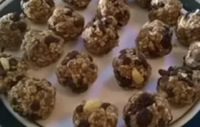 Delicious and Nutrient-rich Chocolate Peanut Raisin Bites