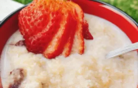 Delicious and Nutritious Instant Pot Strawberries and Cream Oatmeal