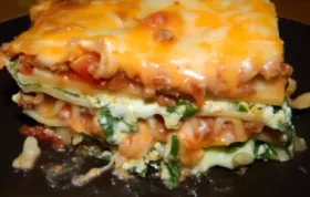 Delicious and Nutritious Kale Lasagna with Meat Sauce