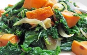 Delicious and Nutritious Roasted Yam and Kale Salad Recipe