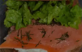 Delicious and Nutritious Smoked Salmon Sandwich Recipe