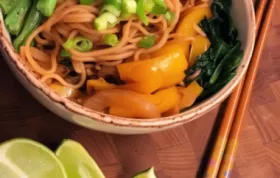 Delicious and Nutritious Soba Noodle Veggie Bowl Recipe