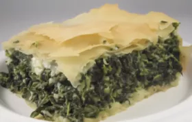 Delicious and Nutritious Spinach Pie Recipe