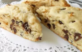 Delicious and Nutty Hazelnut Chocolate Chip Scones