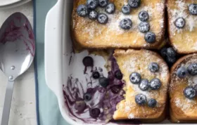 Delicious and Overnight Blueberry French Toast Recipe