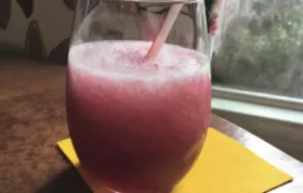 Delicious and Refreshing Fruit Punch Wine Slushie