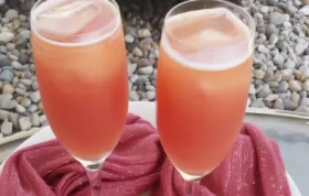 Delicious and Refreshing Pink Champagne Mocktail Recipe