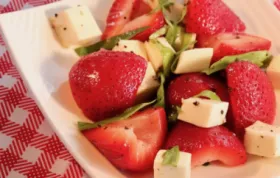 Delicious and Refreshing Strawberry Caprese Salad
